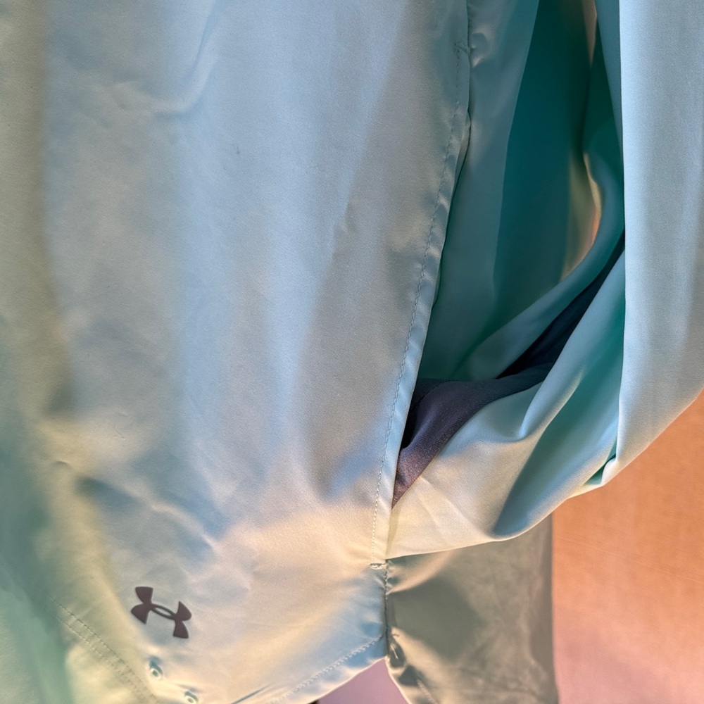 Under Armour Loose 3XL Women's Plus Vented Outdoor Shirt Heatgear Mint Green - Picture 4 of 14